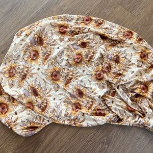 Posh Peanut bamboo sunflower changing pad cover bassinet sheet